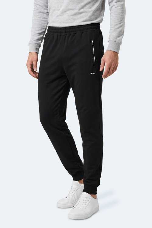 Slazenger FERNON Erkek Cepli Siyah Eşofman Altı