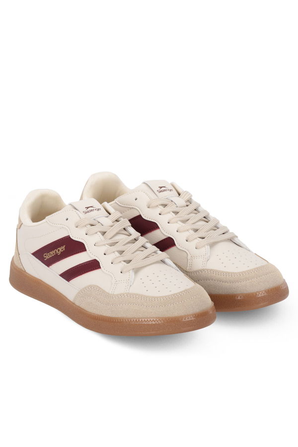 Slazenger FEVER I Erkek Bej / Kırmızı Günlük Spor Ayakkabısı