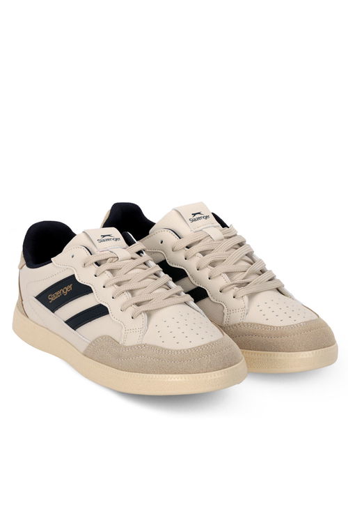 Slazenger FEVER I Erkek Bej / Mavi Günlük Spor Ayakkabısı