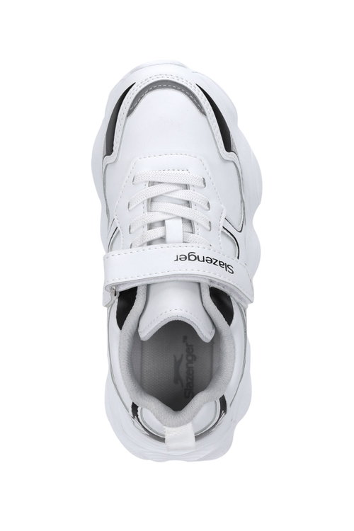 Slazenger FIFFY Unisex Çocuk Cırtlı Beyaz / Siyah Günlük Spor Ayakkabısı
