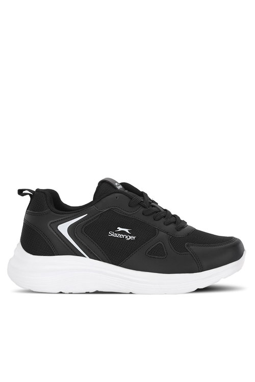 Slazenger FINESSE I Erkek Büyük Beden Siyah / Beyaz Koşu & Yürüyüş Spor Ayakkabısı