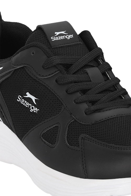 Slazenger FINESSE I Erkek Büyük Beden Siyah / Beyaz Koşu & Yürüyüş Spor Ayakkabısı