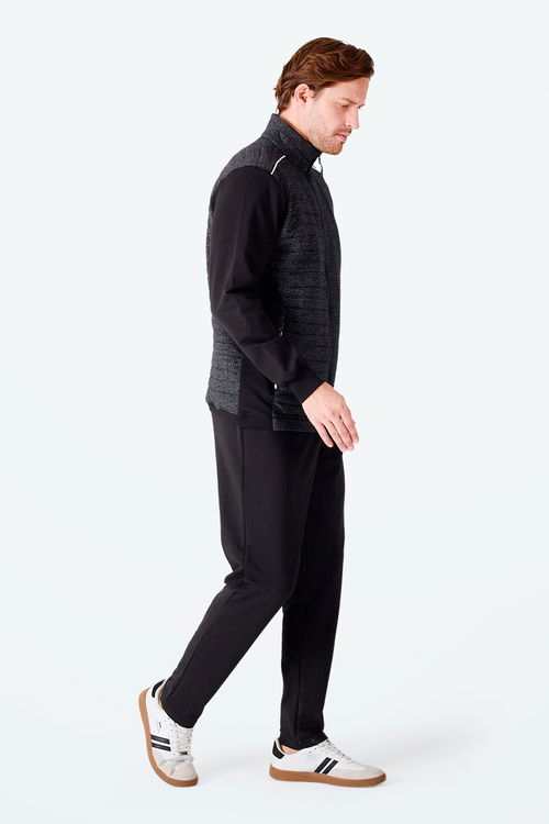 Slazenger FIORA Erkek Fermuarlı Dik Yaka Cepli Siyah Eşofman Takımı Slazenger FIORA Erkek Fermuarlı Dik Yaka Cepli Siyah Eşofman Takımı