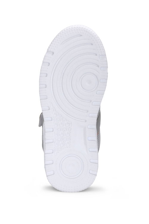 Slazenger FIORA Kız Çocuk Cırt Cırtlı Gri / Pembe Günlük Spor Ayakkabısı