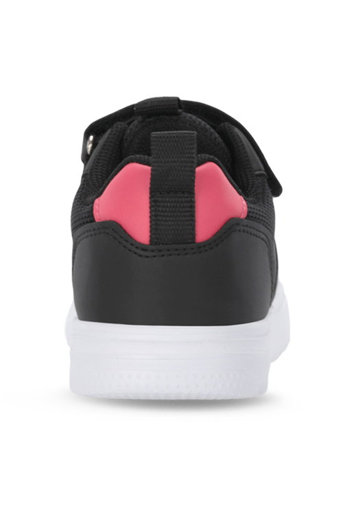 Slazenger FIORA Kız Çocuk Cırt Cırtlı Siyah / Pembe Günlük Spor Ayakkabısı