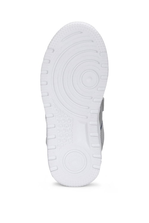 Slazenger FIORA Unisex Çocuk Cırt Cırtlı Gri / Saks Mavi Günlük Spor Ayakkabısı