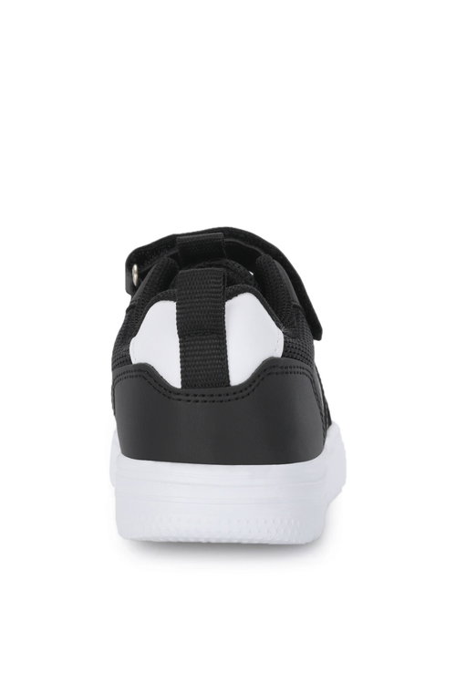 Slazenger FIORA Unisex Çocuk Cırt Cırtlı Siyah / Beyaz Günlük Spor Ayakkabısı