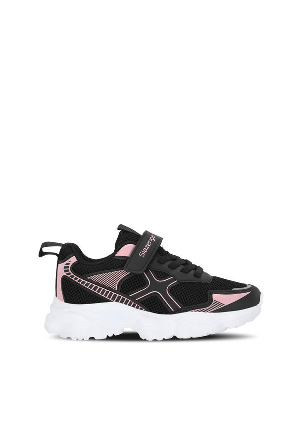 Slazenger FIZZY Kız Çocuk Cırt Cırtlı Siyah / Pembe Günlük Spor Ayakkabısı