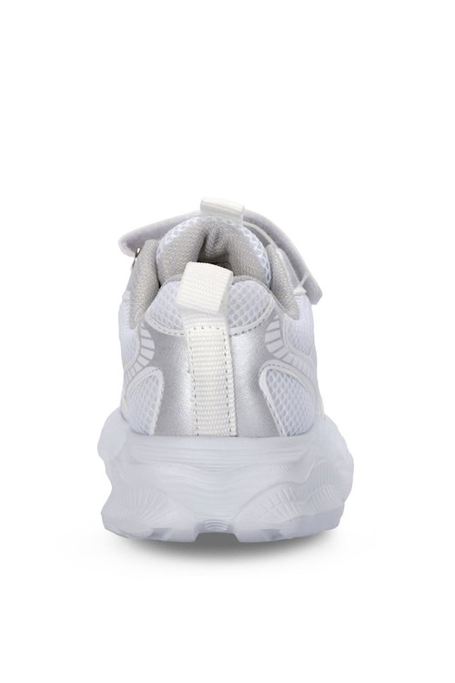 Slazenger FIZZY Unisex Çocuk Cırt Cırtlı Beyaz / Gümüş Günlük Spor Ayakkabısı