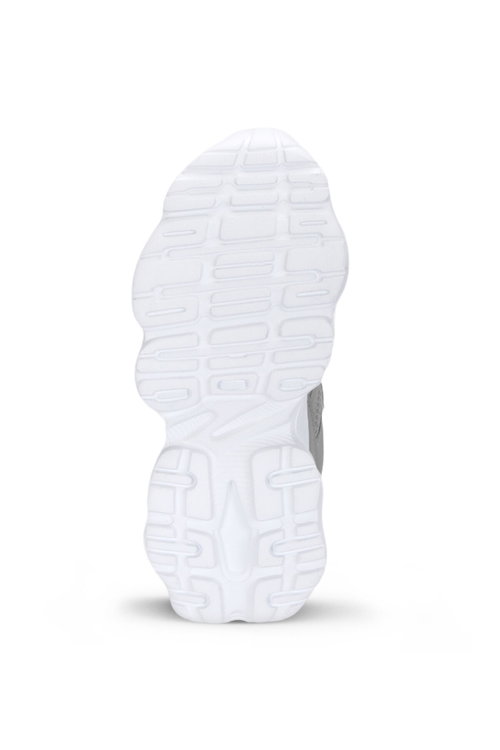 Slazenger FIZZY Unisex Çocuk Cırt Cırtlı Gri / Siyah Günlük Spor Ayakkabısı