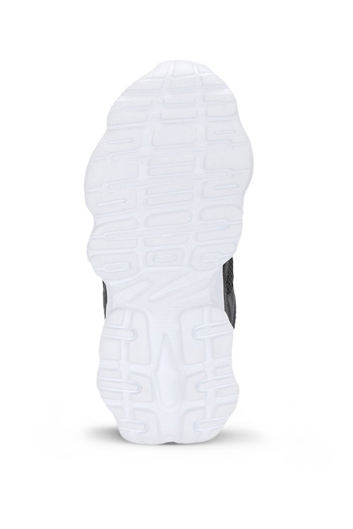 Slazenger FIZZY Unisex Çocuk Cırt Cırtlı Koyu Gri / Kırmızı Günlük Spor Ayakkabısı