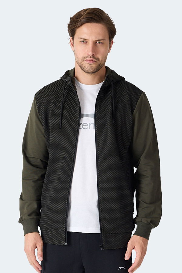 Slazenger FLAME Erkek Haki Sweatshirt