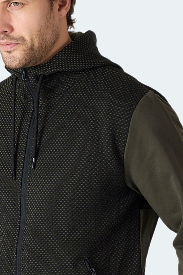 Slazenger FLAME Erkek Haki Sweatshirt