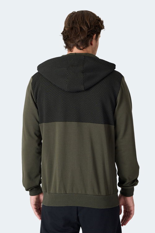 Slazenger FLAME Erkek Haki Sweatshirt