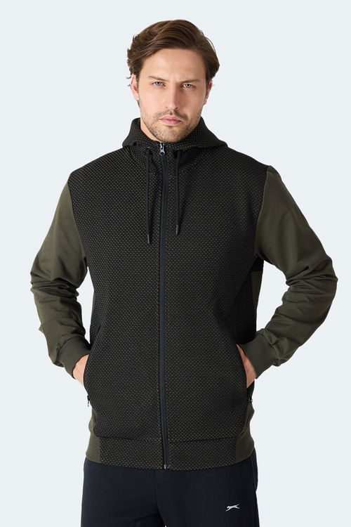 Slazenger FLAME Erkek Haki Sweatshirt