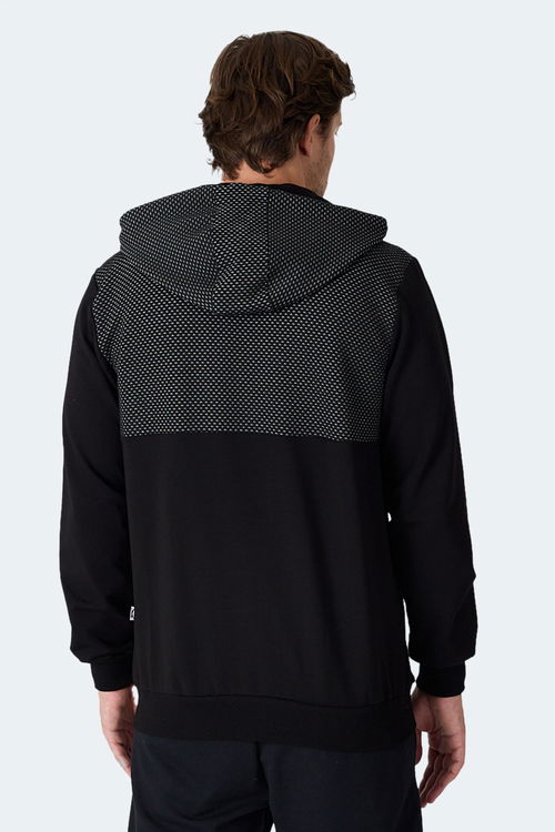 Slazenger FLAME Erkek Siyah Sweatshirt