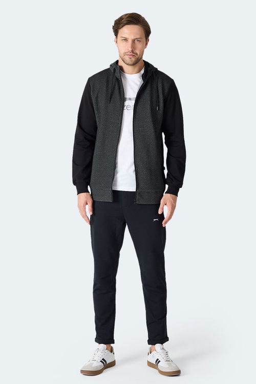 Slazenger FLAME Erkek Siyah Sweatshirt