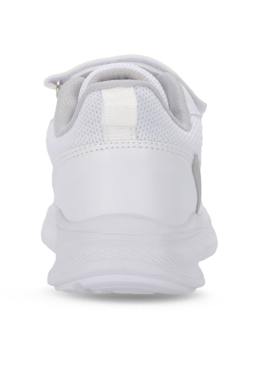 Slazenger FLAREX Unisex Çocuk Cırt Cırtlı Beyaz / Gri Günlük Spor Ayakkabısı