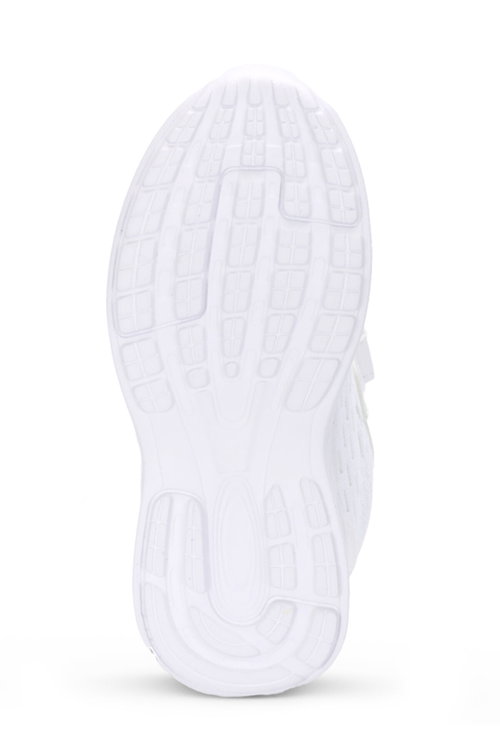 Slazenger FLAREX Unisex Çocuk Cırt Cırtlı Beyaz / Gri Günlük Spor Ayakkabısı