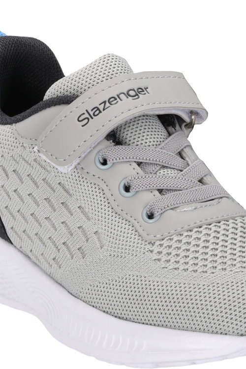 Slazenger FLAREX Unisex Çocuk Cırt Cırtlı Gri / Koyu Gri Günlük Spor Ayakkabısı