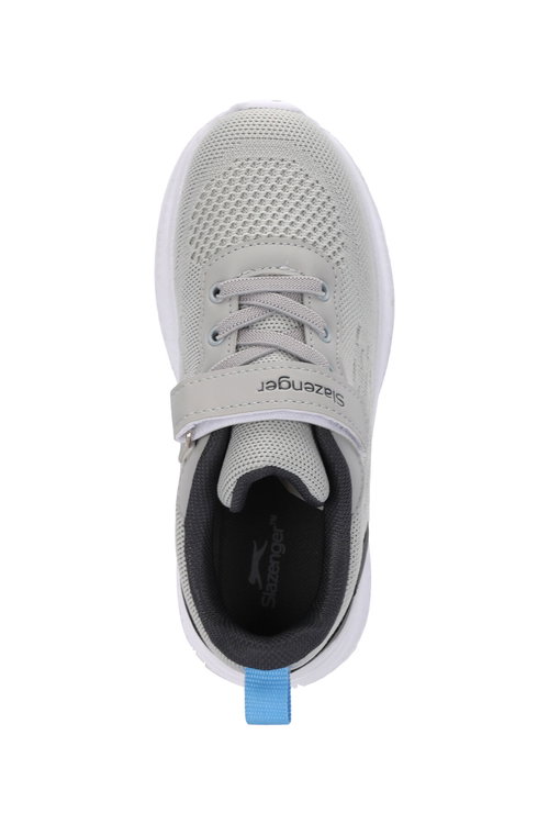 Slazenger FLAREX Unisex Çocuk Cırt Cırtlı Gri / Koyu Gri Günlük Spor Ayakkabısı