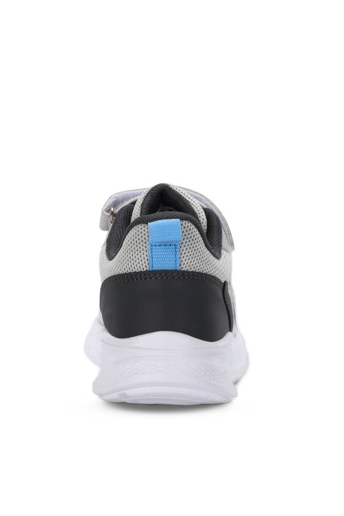 Slazenger FLAREX Unisex Çocuk Cırt Cırtlı Gri / Koyu Gri Günlük Spor Ayakkabısı