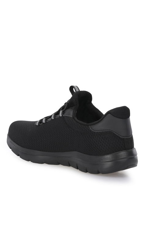 Slazenger FLEX FIT I Erkek Siyah / Siyah Koşu & Yürüyüş Spor Ayakkabısı