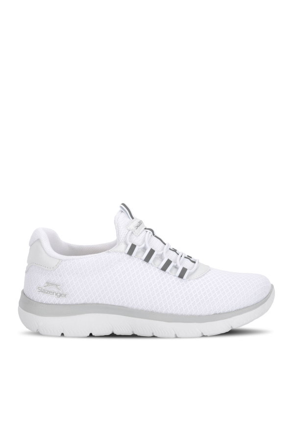 Slazenger FLEX FIT I Kadın Beyaz Koşu & Yürüyüş Spor Ayakkabısı