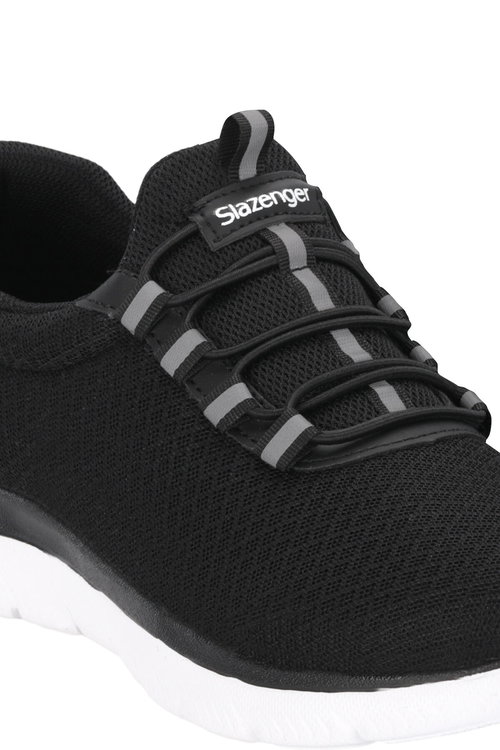 Slazenger FLEX FIT I Kadın Siyah / Beyaz Koşu & Yürüyüş Spor Ayakkabısı