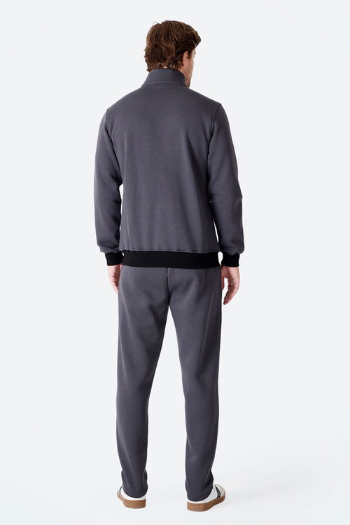 Slazenger FLICKER Erkek Koyu Gri Eşofman Takımı