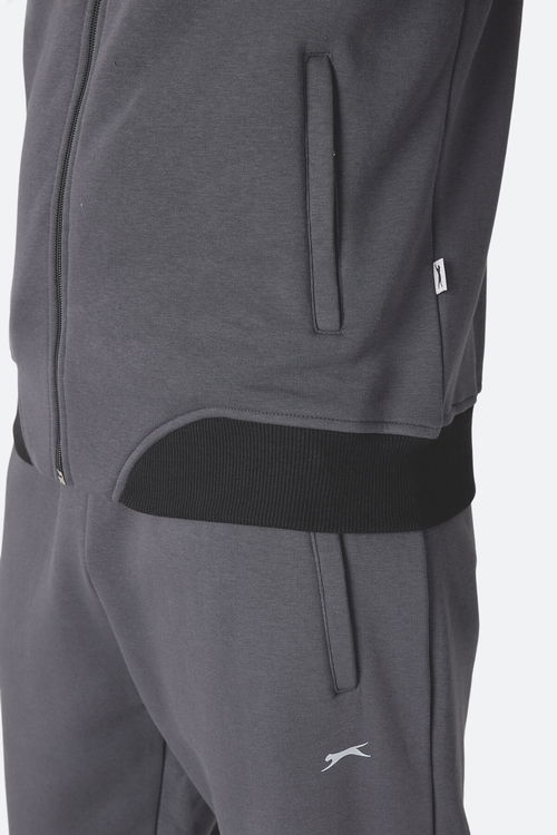 Slazenger FLICKER Erkek Koyu Gri Eşofman Takımı