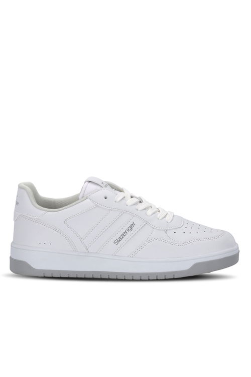 Slazenger FOX Erkek Beyaz / Gri Günlük Spor Ayakkabısı