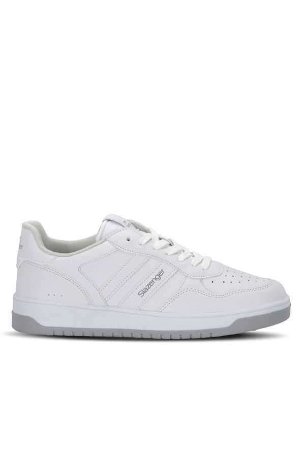 Slazenger FOX Erkek Beyaz / Gri Günlük Spor Ayakkabısı