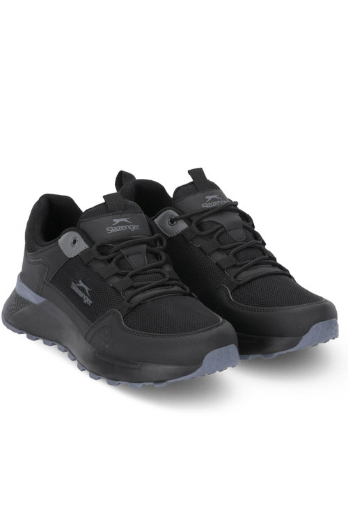 Slazenger FREAK Erkek Siyah / Koyu Gri Koşu & Yürüyüş Spor Ayakkabısı