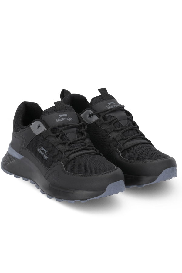 Slazenger FREAK Erkek Siyah / Koyu Gri Koşu & Yürüyüş Spor Ayakkabısı