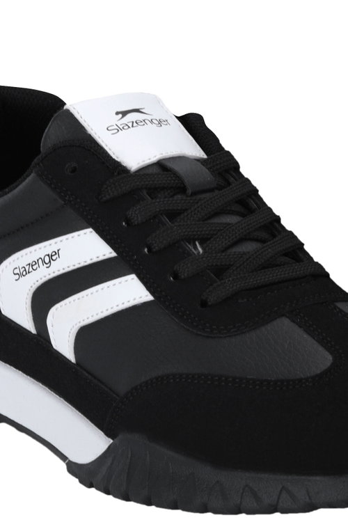 Slazenger FRENCH I Erkek Siyah / Beyaz Günlük Spor Ayakkabısı