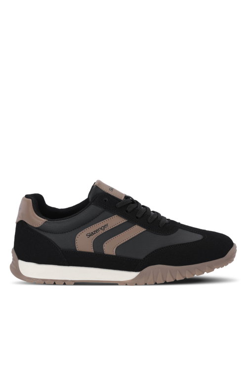 Slazenger FRENCH I Erkek Siyah / Taba Günlük Spor Ayakkabısı