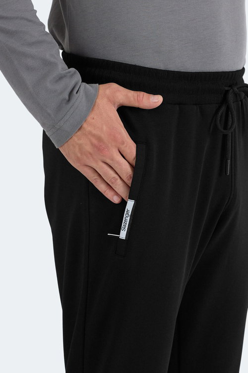 Slazenger FRENZY 2 Lİ SET Erkek Siyah - Gri Eşofman Altı