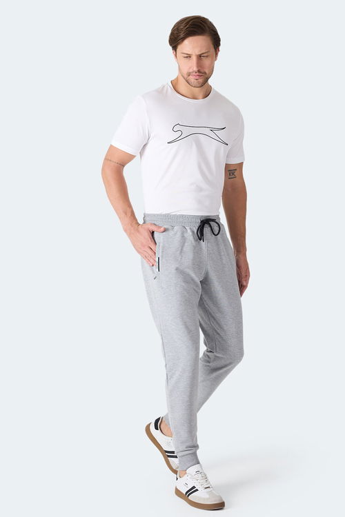 Slazenger FRENZY Erkek Fermuar Cepli Gri Eşofman Altı Slazenger FRENZY Erkek Fermuar Cepli Gri Eşofman Altı