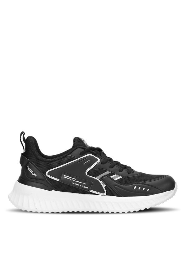 Slazenger FRUMA I Erkek Siyah / Beyaz Koşu & Yürüyüş Spor Ayakkabısı