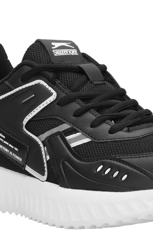 Slazenger FRUMA I Erkek Siyah / Beyaz Koşu & Yürüyüş Spor Ayakkabısı