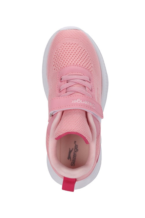 Slazenger FUNKYTOWN I Kız Çocuk Cırt Cırtlı Pudra Günlük Spor Ayakkabısı