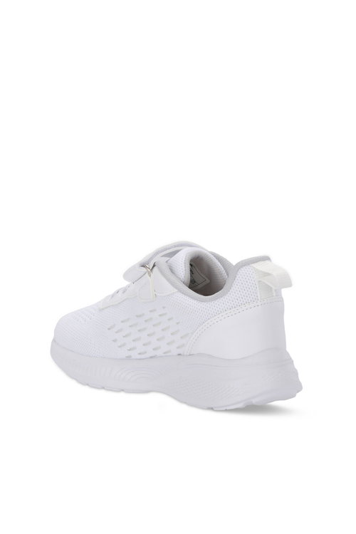 Slazenger FUNKYTOWN I Unisex Çocuk Cırt Cırtlı Beyaz / Gri Günlük Spor Ayakkabısı