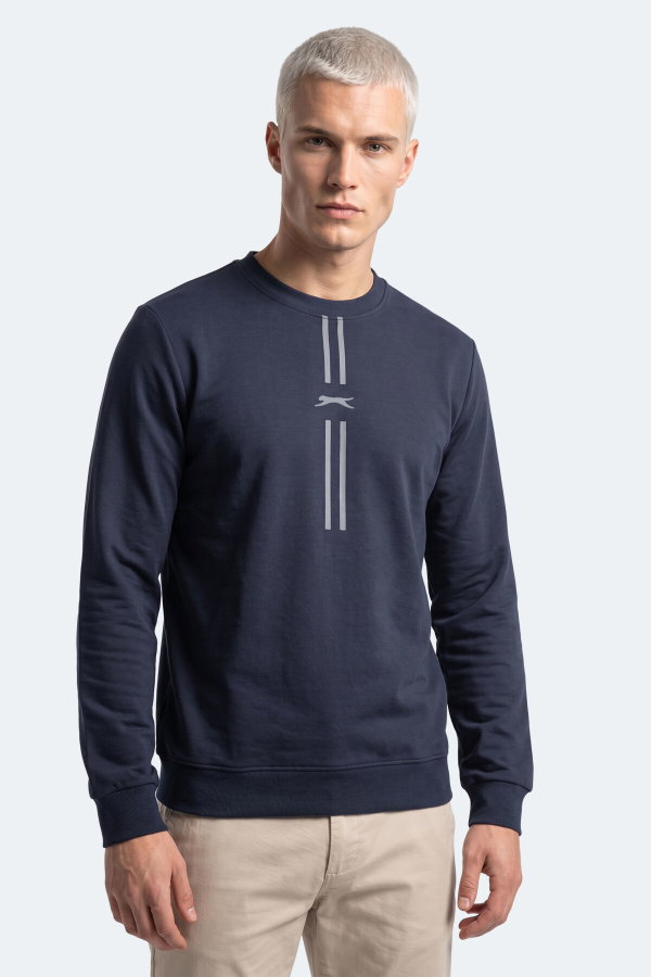 Slazenger GABINO I Erkek Lacivert Sweatshırt
