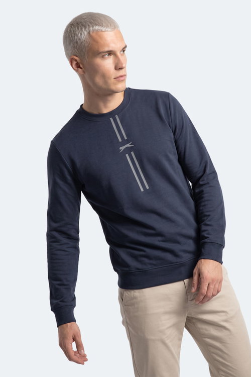 Slazenger GABINO I Erkek Lacivert Sweatshırt