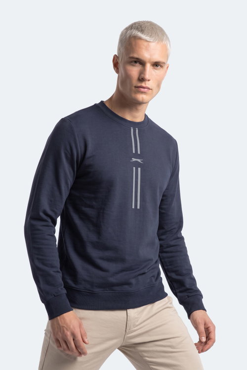Slazenger GABINO I Erkek Lacivert Sweatshırt