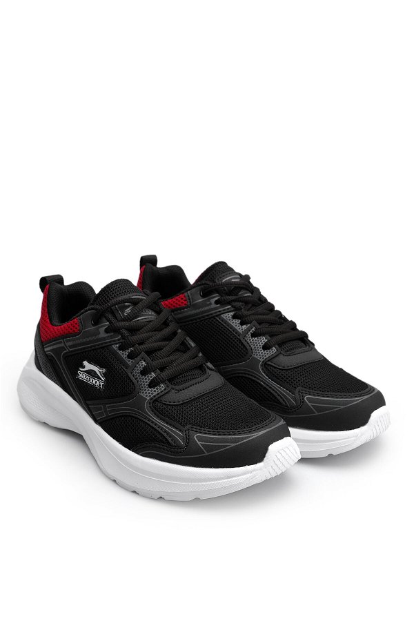 Slazenger GALA GA Sneaker Kadın Ayakkabı Siyah / Kırmızı