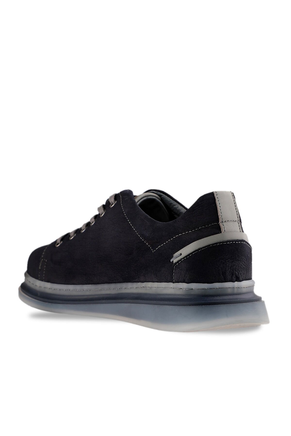 Slazenger GALAXY Sneaker Erkek Ayakkabı Lacivert Nubuk - Thumbnail
