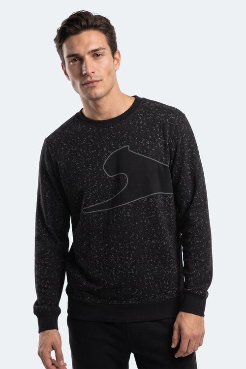 Slazenger GALLO Erkek Siyah Sweatshırt