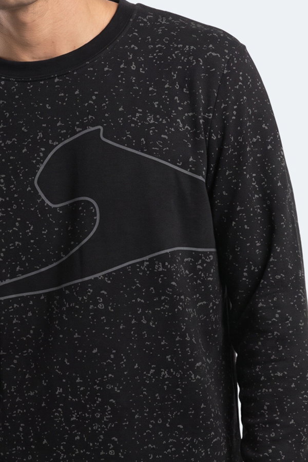 Slazenger GALLO Erkek Siyah Sweatshırt